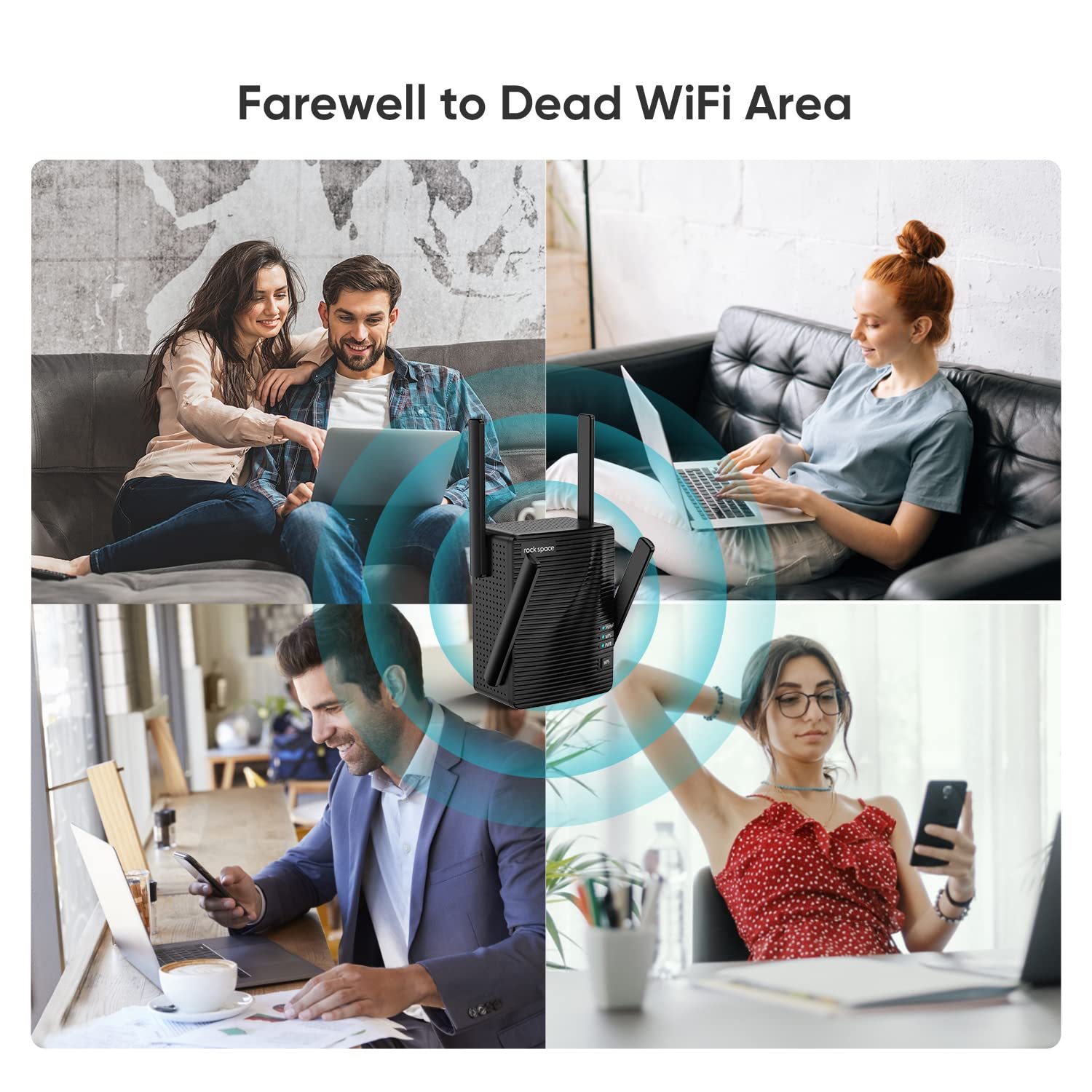 WiFi Extender Home WiFi Booster Dual-band Wireless Extension Supports Multiple Devices - Image 9
