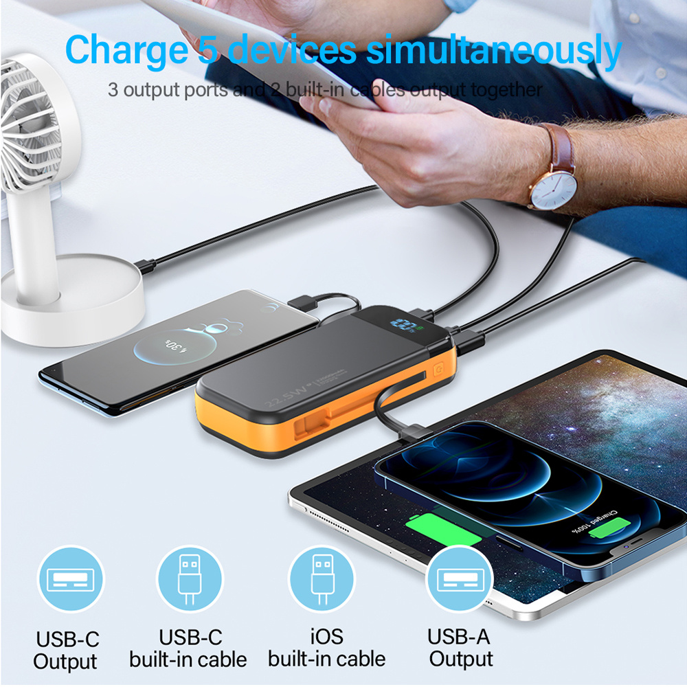 Comes With A 2-wire Digital Display Super Fast Charging Power Bank - Image 5
