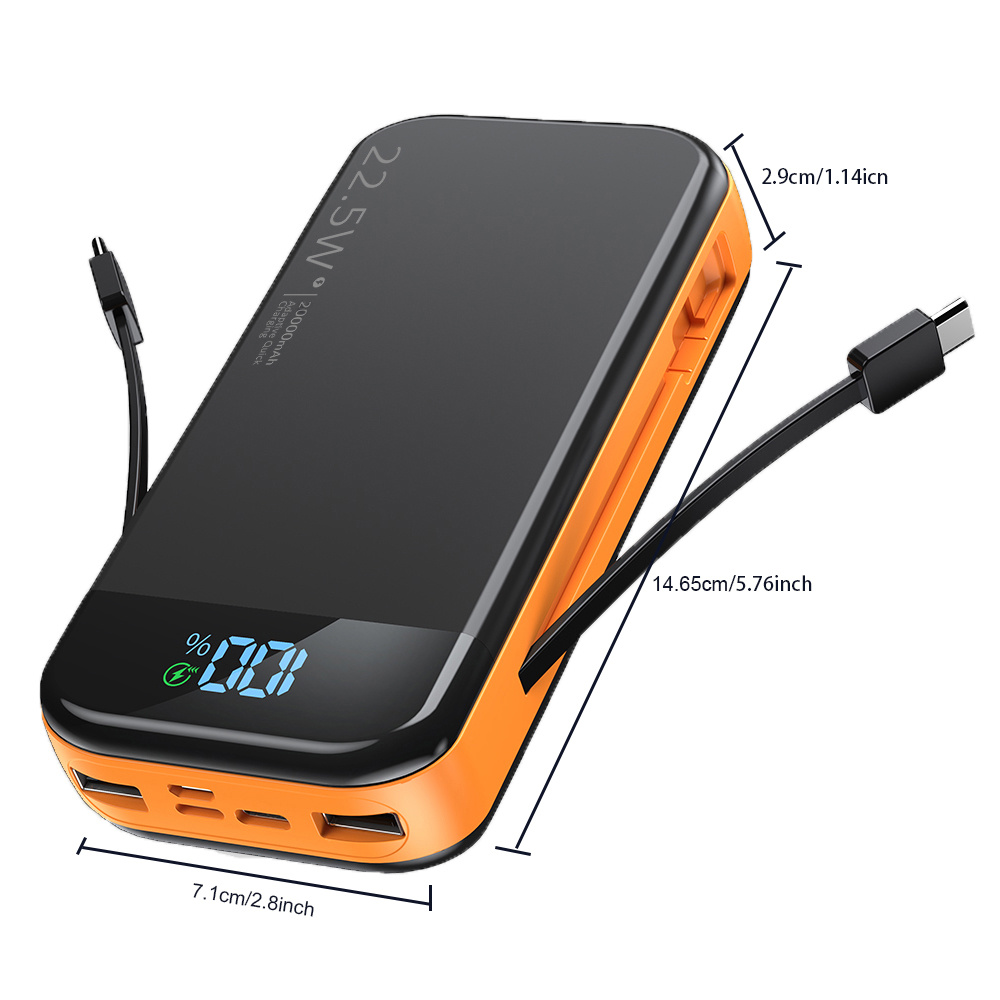 Comes With A 2-wire Digital Display Super Fast Charging Power Bank - Image 2